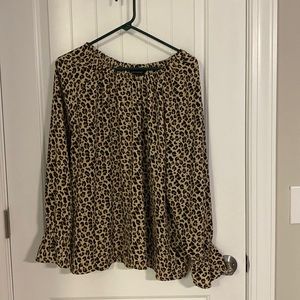 Leopard print blouse